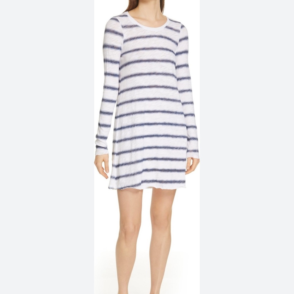 ATM Watermark Stripe Dress